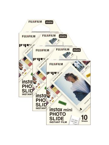 Fujifilm Instax Mini Instant Photo Film - Photo Slide, 30 Shot Pack