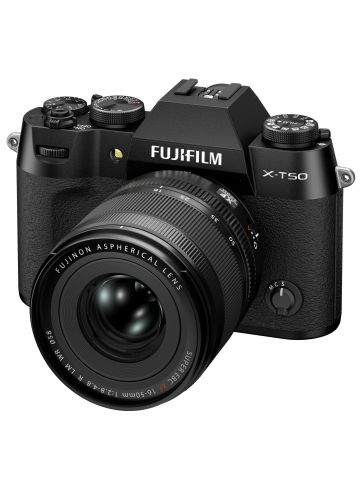 Fujifilm X-T50 Mirrorless Digital Camera with XF16-50mm Lens - Black