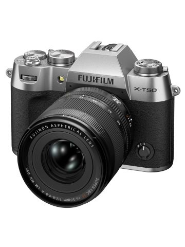 Fujifilm X-T50 Mirrorless Digital Camera with XF16-50mm Lens - Silver