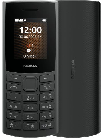 Nokia 105 4G (2023) 4.57 cm (1.8") 93 g Charcoal Feature phone