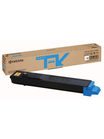 Kyocera 1T02P3CNL0/TK-8115C Toner-kit cyan, 6K pages ISO/IEC 19752 for Kyocera M 8124