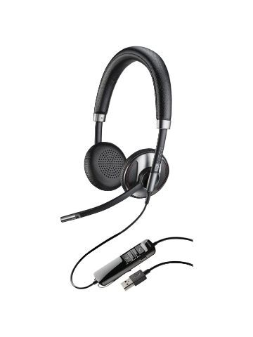 Poly 202581-01 Blackwire C725 USB Headphones,Active Noise cancelling