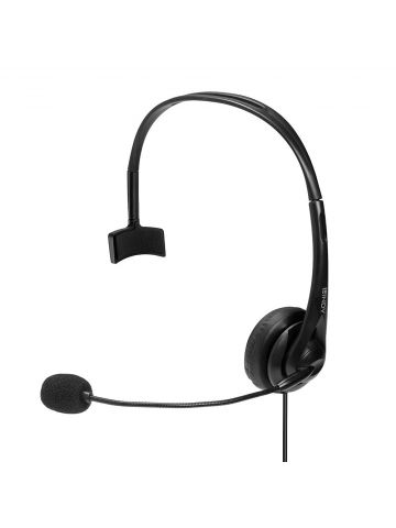 Lindy 3.5mm and USB Type C Monaural Headset with In-Line Control