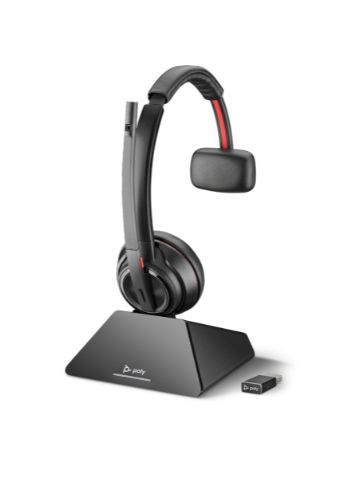 POLY 209212-02 Savi 8210 UC Headset Handheld Bluetooth Black