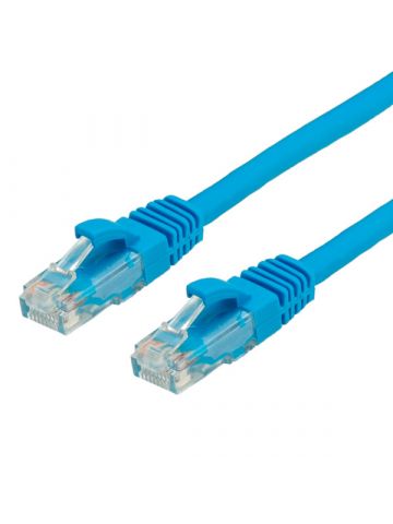 Value UTP Cable Cat.6, halogen-free, blue, 1 m