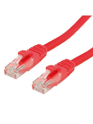 Value UTP Cable Cat.6, halogen-free, red, 5m