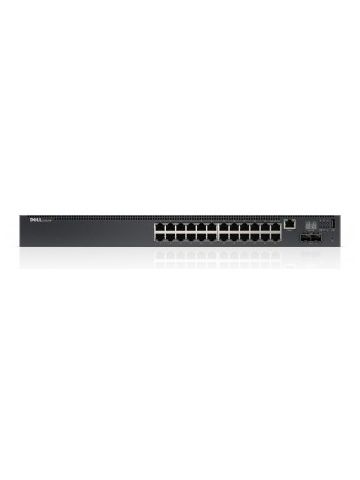 DELL PowerConnect N2024P Managed L3 Gigabit Ethernet (10/100/1000) Black 1U Power over Ethernet (PoE)