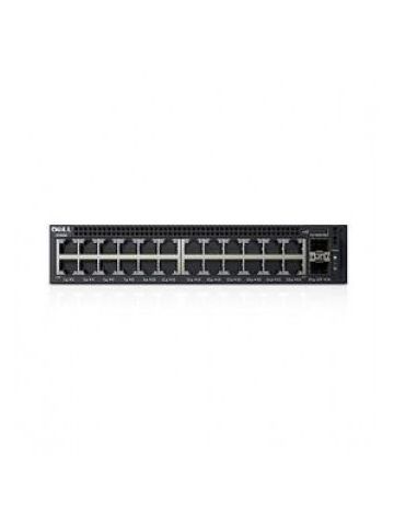 DELL X-Series X1026P Managed L2+ Gigabit Ethernet (10/100/1000) Black 1U Power over Ethernet (PoE)