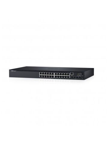 DELL N1524 Managed L3 Gigabit Ethernet (10/100/1000) Black 1U