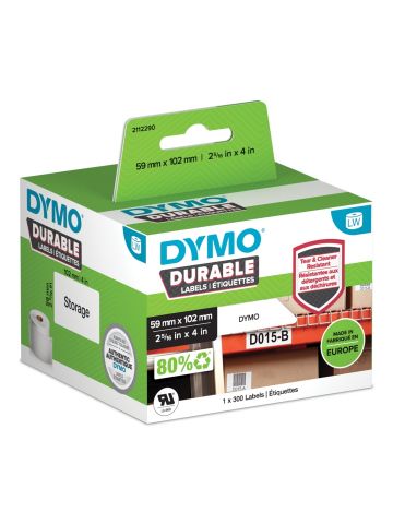 DYMO Durable White Self-adhesive printer label