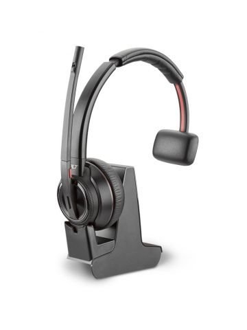 POLY W8210 Headset Wireless Head-band Office/Call center Bluetooth Charging stand Black