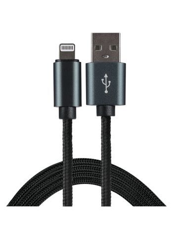 Maplin Lightning Connector to USB-A Cable 1.8m Black