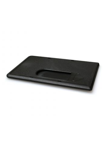 Digital ID Enclosed Rigid Card Holders for use in Pocket, Frosted Black, Premium - Landscape, Horizontal (Pack of 100)