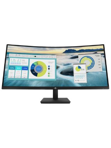 HP P34hc G4 86.4 cm (34") 3440 x 1440 pixels Quad HD LED Black