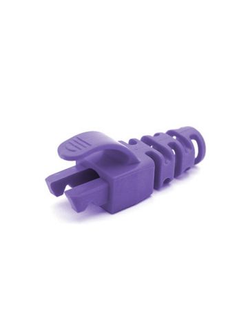 Cablenet RJ45 Snagless Strain Relief Flush Boot Violet 6.5mm