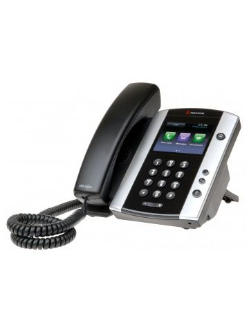 POLY VVX 500 IP phone Black,Silver Wired handset LCD 12 lines