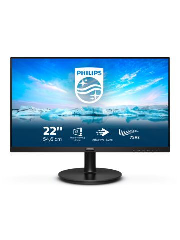 PHILIPS 222V8LA Full HD 22" LCD Monitor - Black