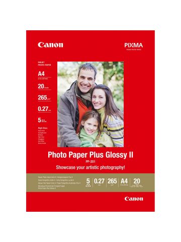 Canon PP-201 Glossy II Photo Paper Plus A4 - 20 Sheets