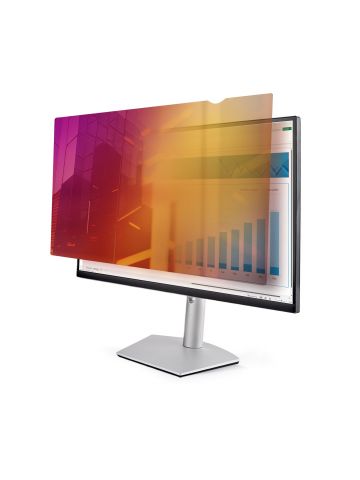 StarTech.com 23.8-inch 16:9 Gold Monitor Privacy Screen, Reversible Filter w/Enhanced Privacy, Glossy Computer Security Filter, Removable Screen Protector/Shield, +/- 30 Deg.