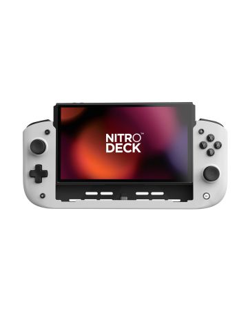 CRKD Nitro Deck White USB Touchscreen gaming controls Nintendo Switch