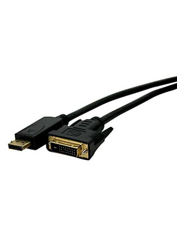 Cablenet 2m DisplayPort Male 1.2 - DVI-D Male 1080p Uni-D Black Cable