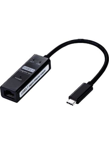 Cablenet 20cm USB 3.1c Male - Ethernet RJ45 Female Tailed