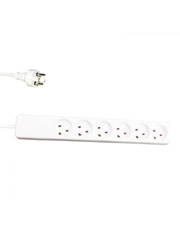 Garbot 24155124-3EE power extension 3 m 6 AC outlet(s) Indoor White