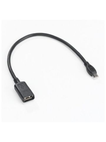 Zebra Mini USB/USB F USB cable Mini-USB A USB A Black