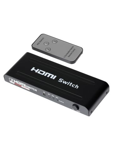 MPS HDMI Switch 3 Ports In 1 Port Out Ultra HD 4K@30Hz with Remote Control