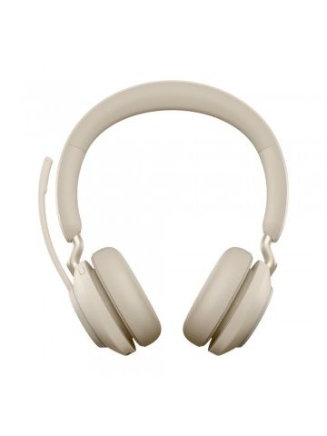 Jabra Evolve2 65, UC Stereo Headset Head-band Beige