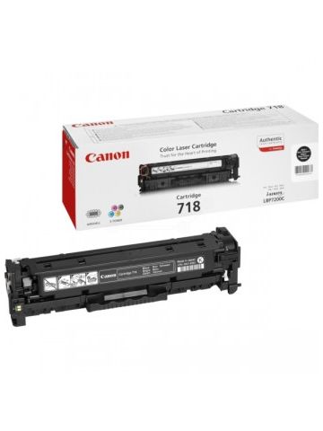 Canon 2662B002 (718BK) Toner black, 3.4K pages  5% coverage