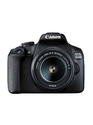 Canon EOS 2000D BK 18-55 IS II EU26 SLR Camera Kit 24.1 MP CMOS 6000 x 4000 pixels Black