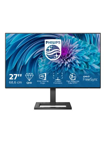 Philips E Line 275E2FAE/00 computer monitor 68.6 cm (27") 2560 x 1440 pixels 4K Ultra HD LED Black