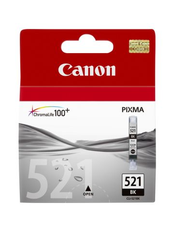 Canon 2933B001/CLI-521BK Ink cartridge foto black, 1.25K pages ISO/IEC 24711 690 Photos 9ml for Canon Pixma IP 3600/MP 980