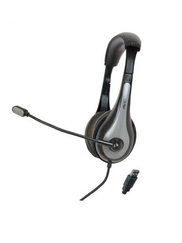 Avid AE-39 Headset Head-band USB Type-A Black, Grey