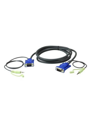 ATEN 2L-2502A VGA cable 2 m VGA (D-Sub) Black