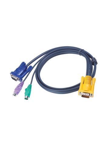 ATEN 4ft PS/2 KVM cable Black 1.2 m