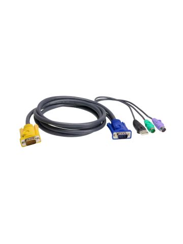 ATEN 2L5301UP KVM cable Black 1 m