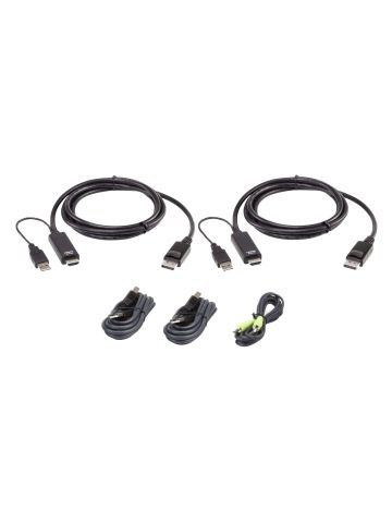 ATEN 1.8M USB Universal Dual Display Secure KVM Cable Kit