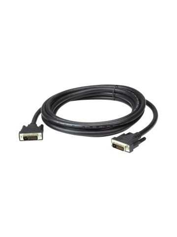 ATEN 2L-7D03DD DVI cable 3 m DVI-D Black