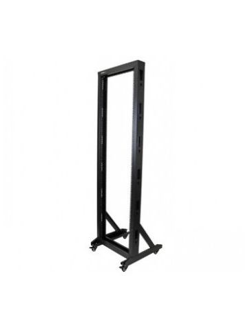 StarTech.com 2-Post Server Rack with Casters - 42U