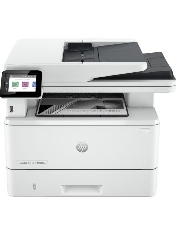 HP LaserJet Pro 4102dw Wireless Multifunction Black and white Printer, Copier, Scanner; Duplex