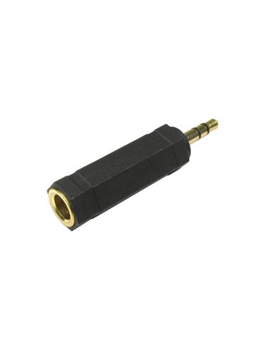 Cables Direct 3-6F3M cable gender changer 3.5mm 6.35mm Black