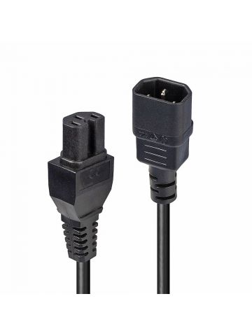 Lindy 2m IEC C14 to IEC C15 Extension Cable