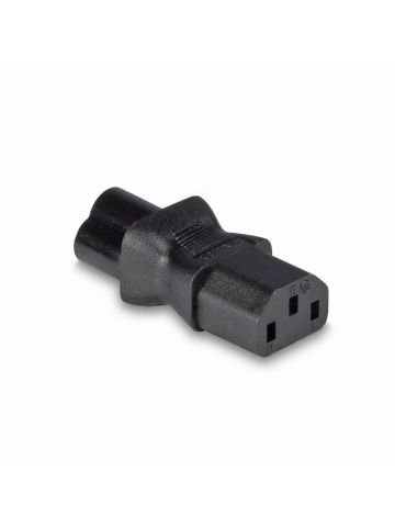 Lindy IEC C6 Cloverleaf Socket To IEC C13 3 Pin Plug Adapter