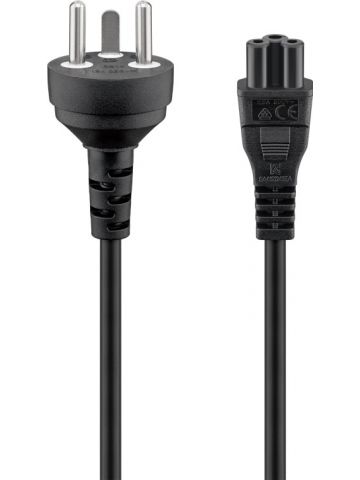 Goobay Mains Connection Cable Denmark, 2 m, Black