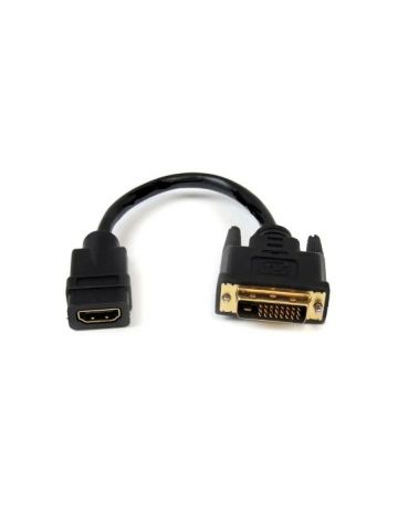 Garbot DVI-HDMI. M/F. Black. 15cm