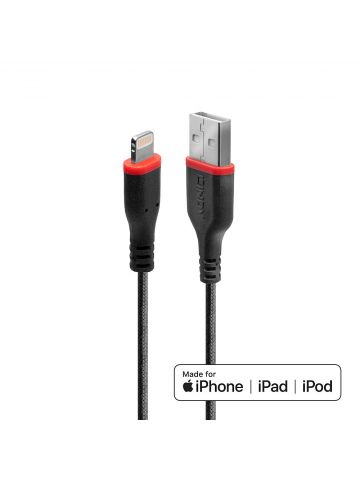 Lindy 1m Reinforced USB Type A to Lightning Cable