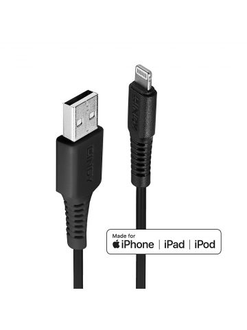 Lindy 2m USB to Lightning Cable black