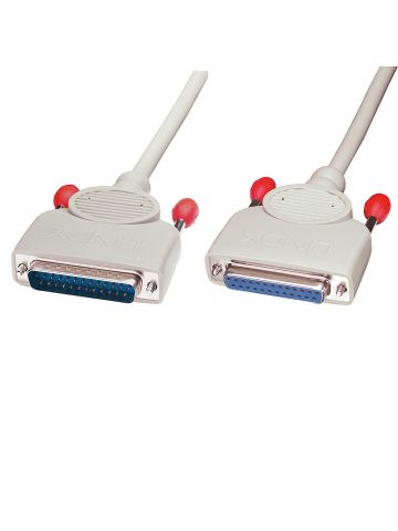 Lindy RS232 Cable 25pin M/F, 2m